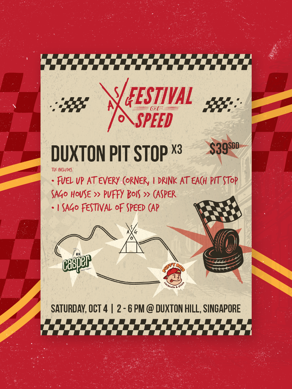 DUXTON PIT STOP x3